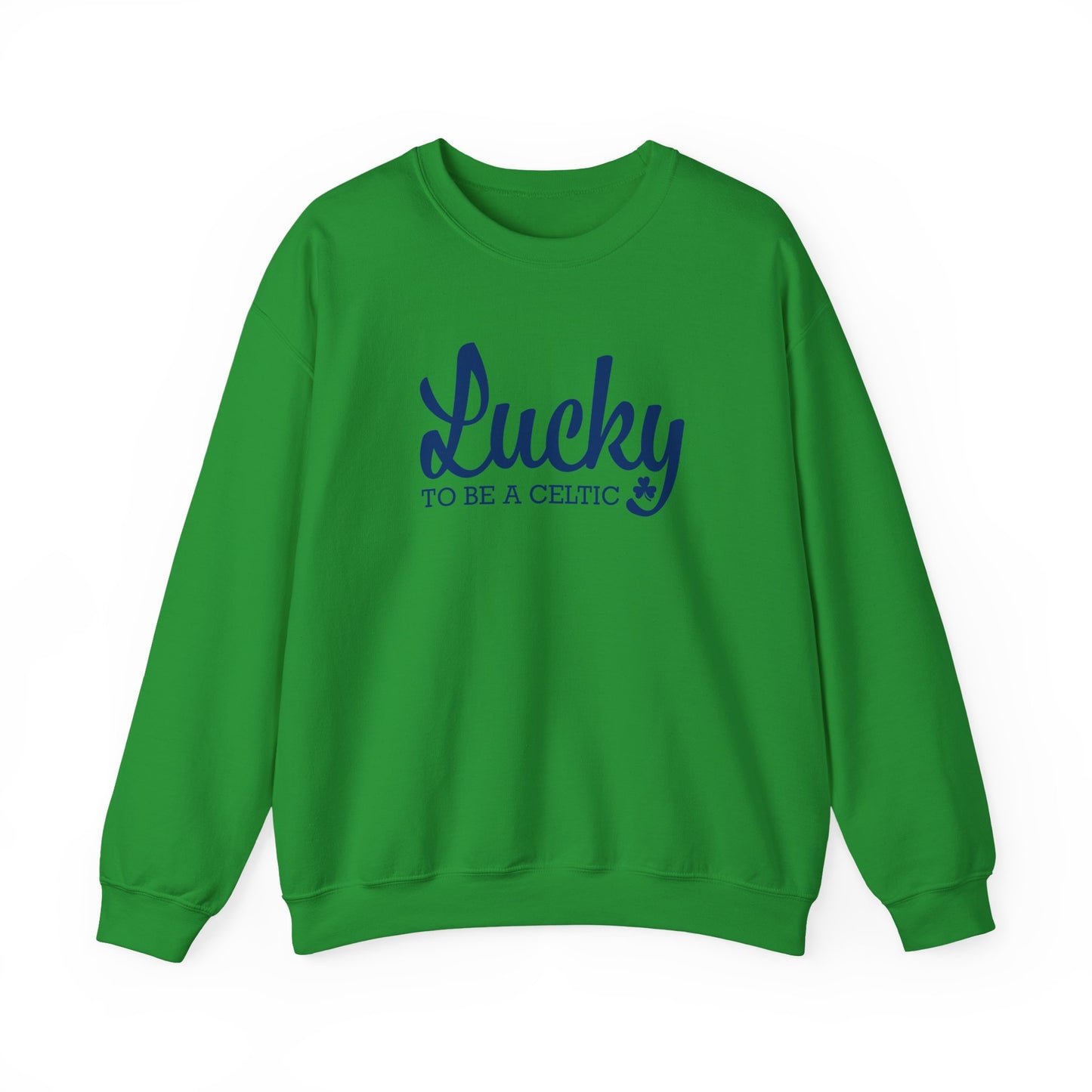 Lucky To Be A Celtic - Adult Casual Crewneck Sweatshirt