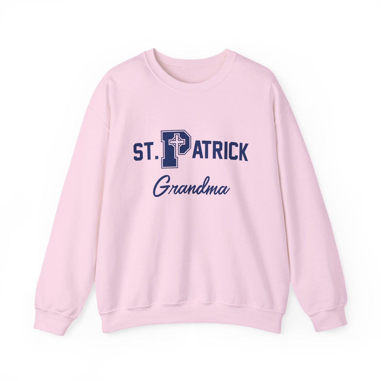 St Patrick Grandparent, Grandma - Adult Casual Crewneck Sweatshirt