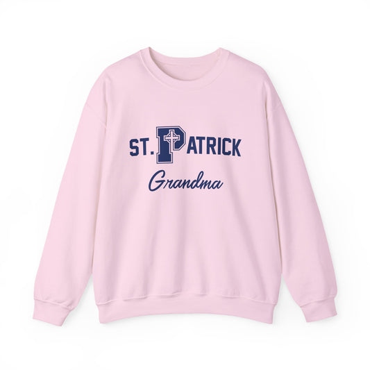 St Patrick Grandparent, Grandma - Adult Casual Crewneck Sweatshirt