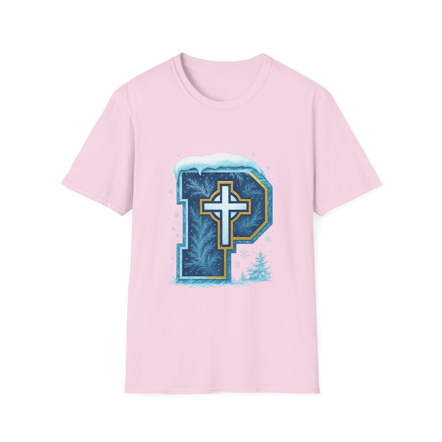 Snow P - Adult Cotton Softstyle T-Shirt