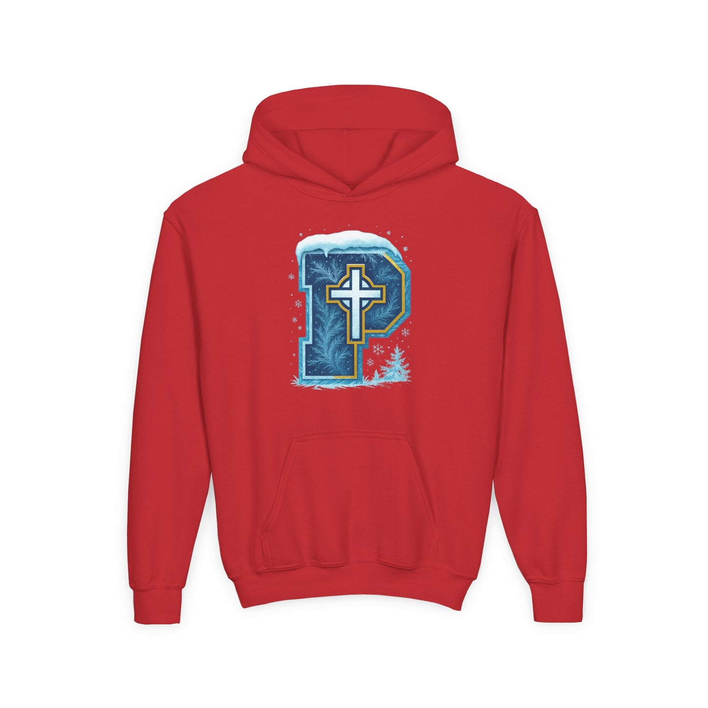 Snow P - Youth Heavy Blend Hooded Sweatshirt