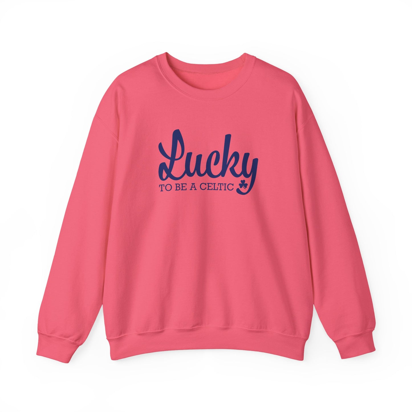 Lucky To Be A Celtic - Adult Casual Crewneck Sweatshirt
