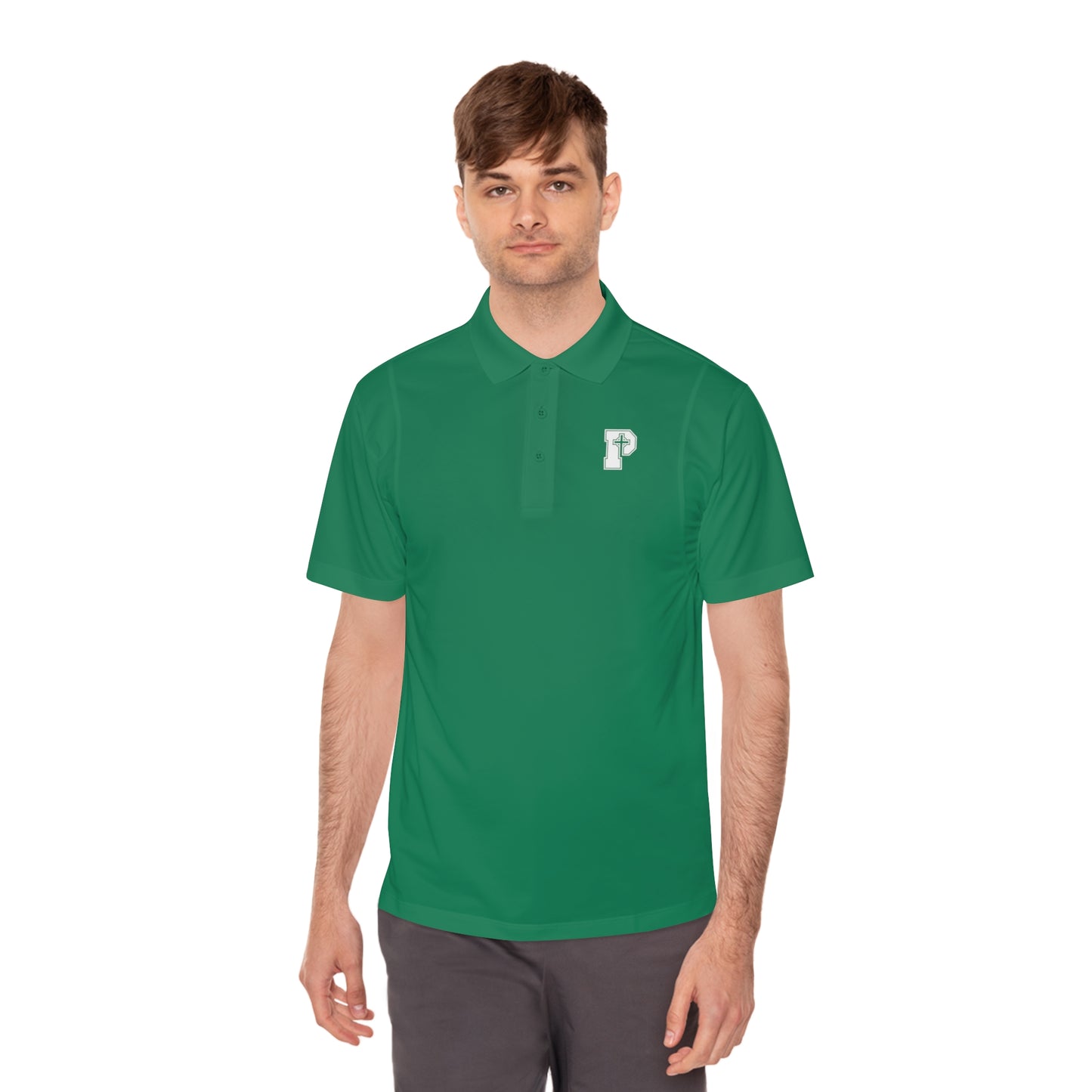 St Patricks Logo - Adult Men's Sport Polo Shirt