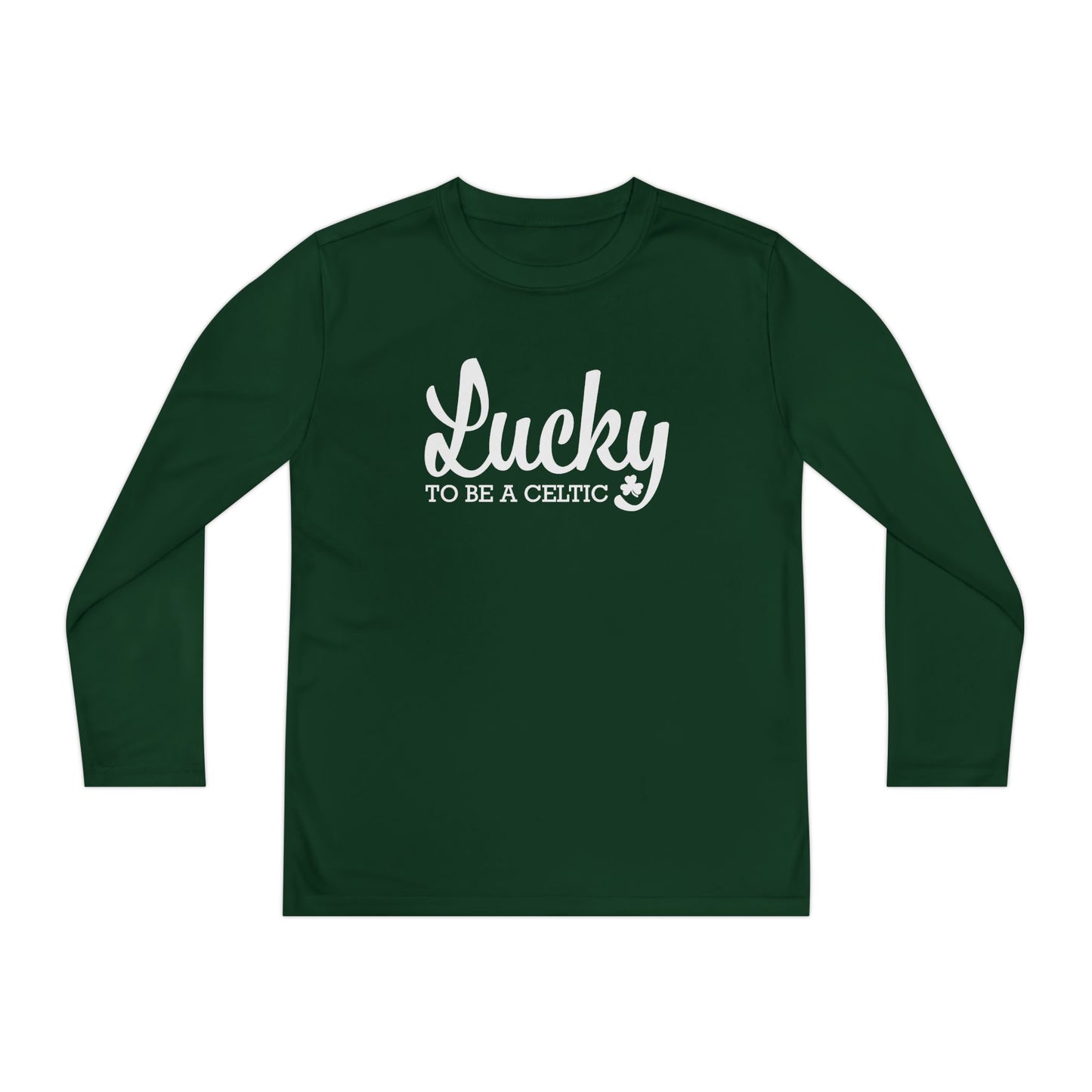 Lucky To Be A Celtic - Youth Long Sleeve Competitor Tee