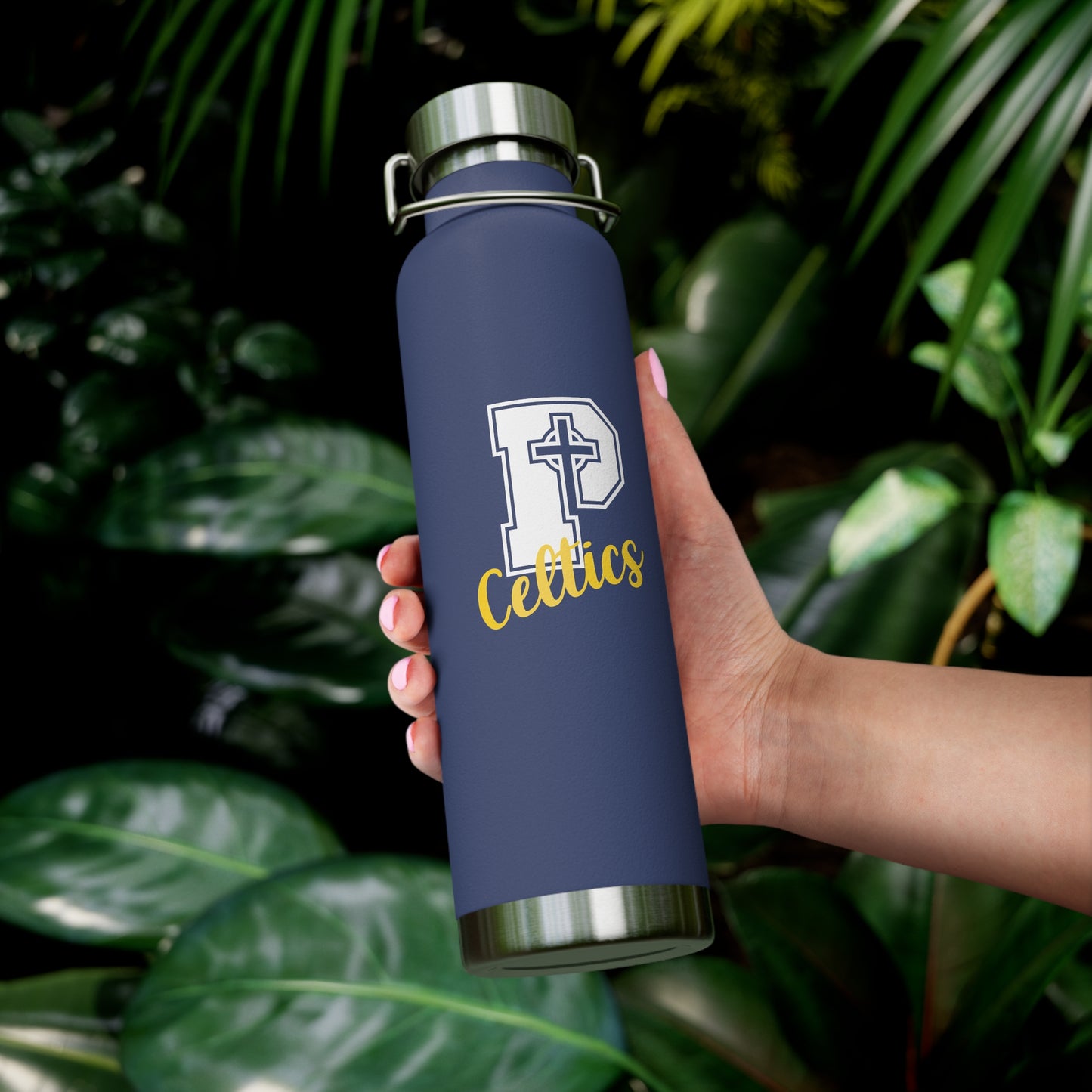 Celtics P - 22oz Insulated Water Bottle