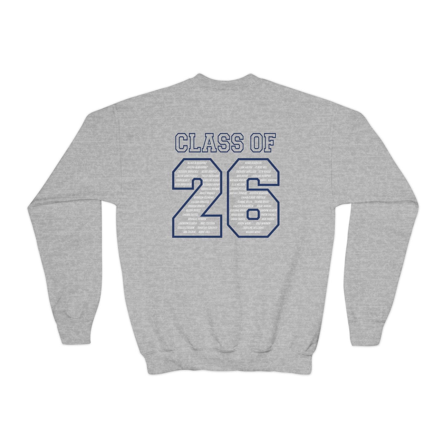 8th Grade Class of 2026 - Youth Crewneck Sweatshirt
