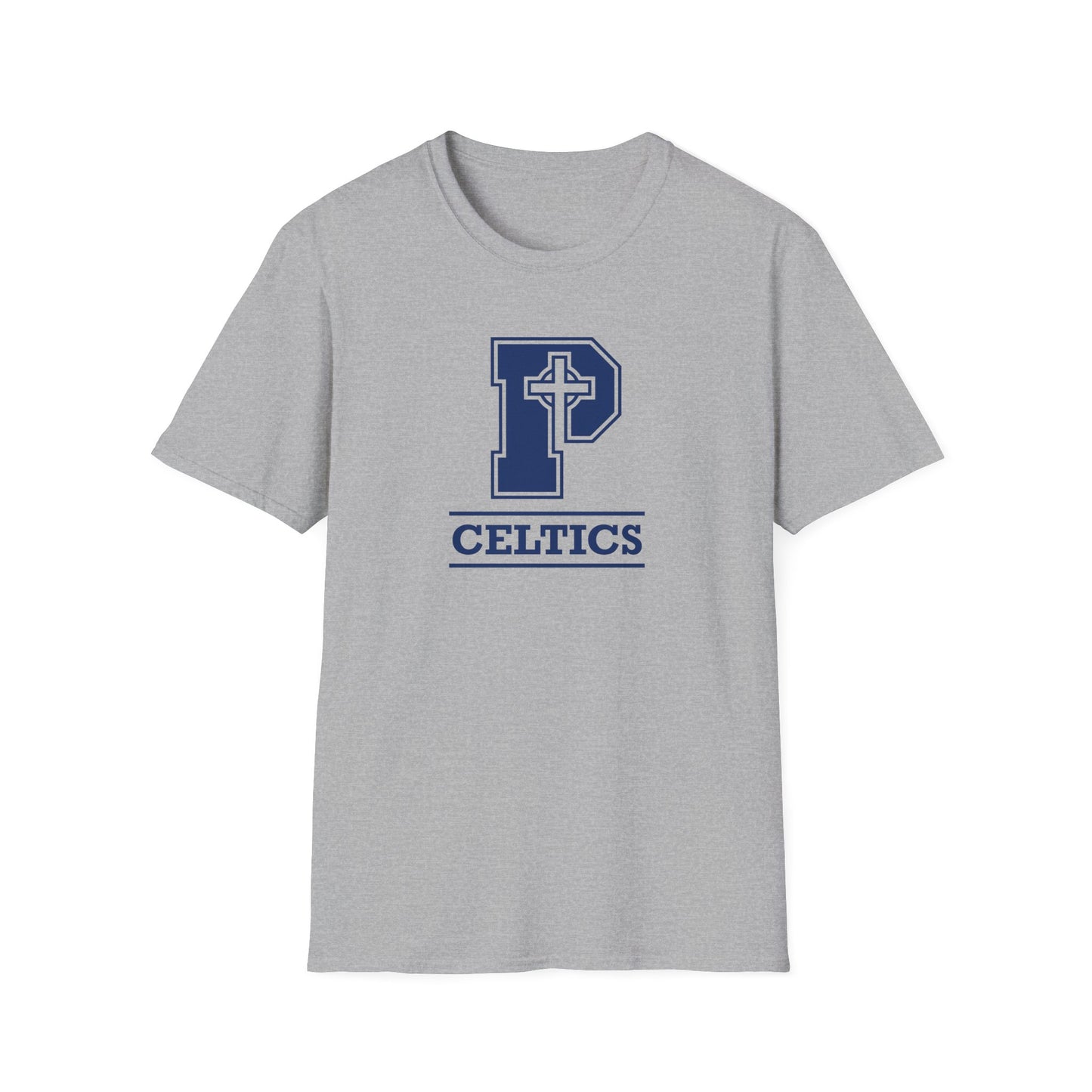 Celtics P - Adult Cotton Softstyle T-Shirt