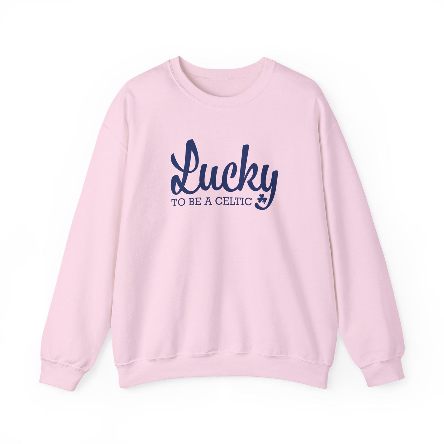 Lucky To Be A Celtic - Adult Casual Crewneck Sweatshirt