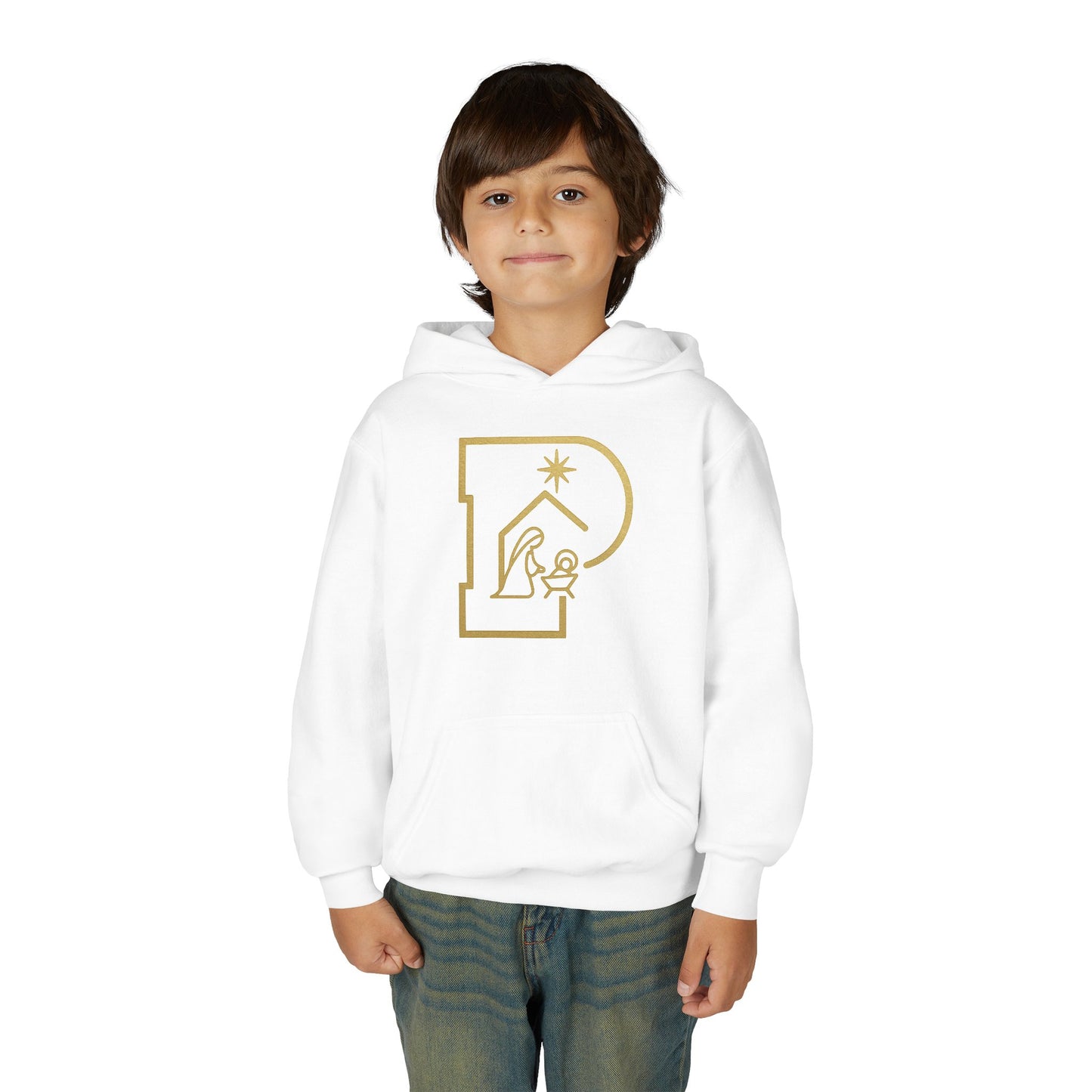 Nativity - Youth Heavy Blend Hooded Sweatshirt