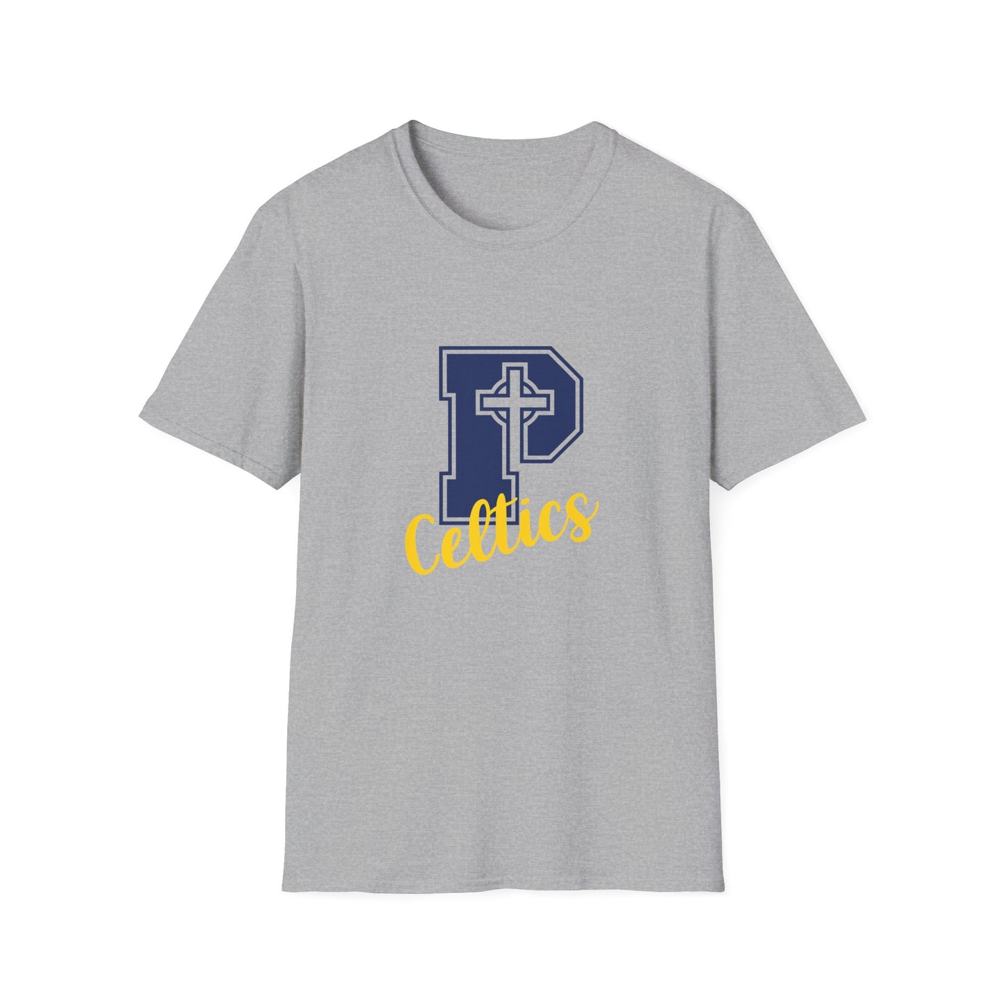Celtics P - Adult Cotton Softstyle T-Shirt