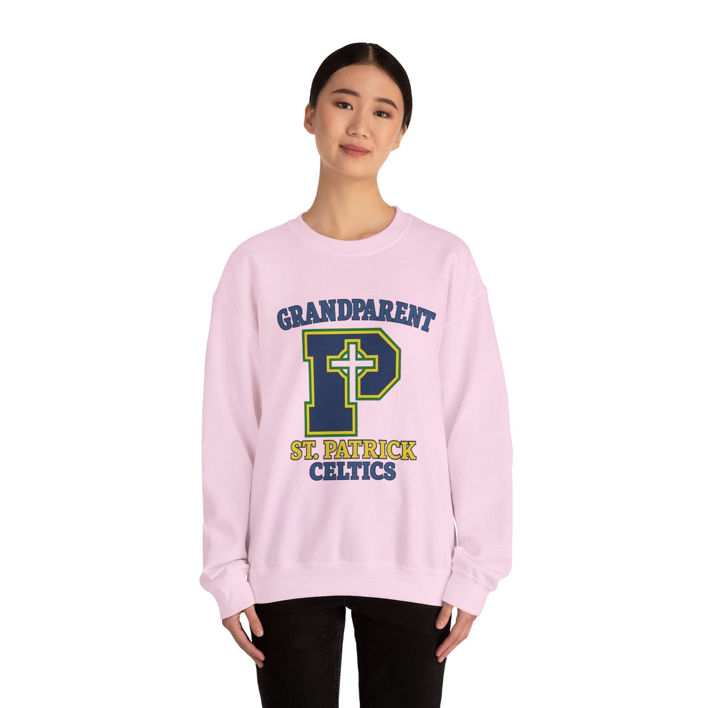 Grandparent P - Adult Casual Crewneck Sweatshirt