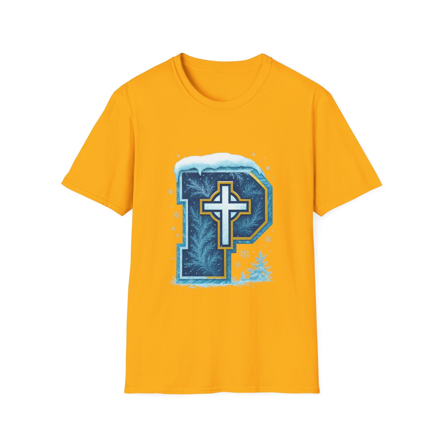 Snow P - Adult Cotton Softstyle T-Shirt