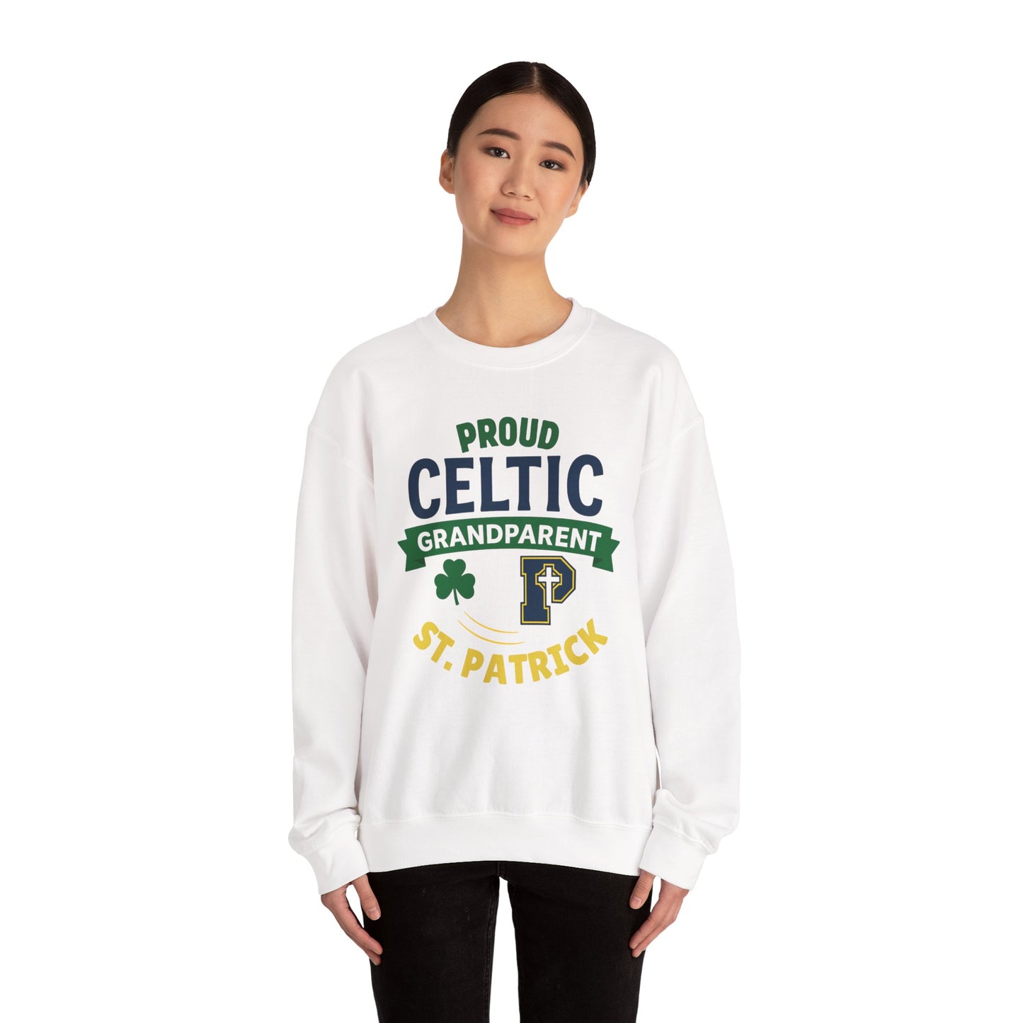 Celtic Grandparent - Adult Casual Crewneck Sweatshirt