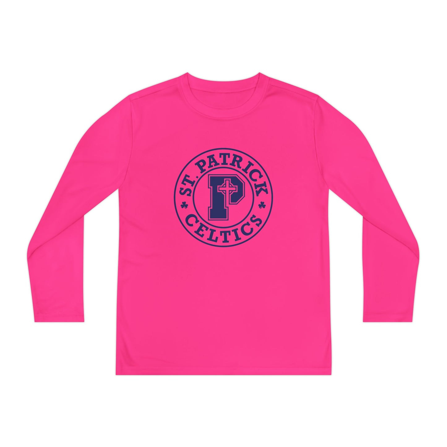 St Patricks Emblem - Youth Long Sleeve Competitor Tee