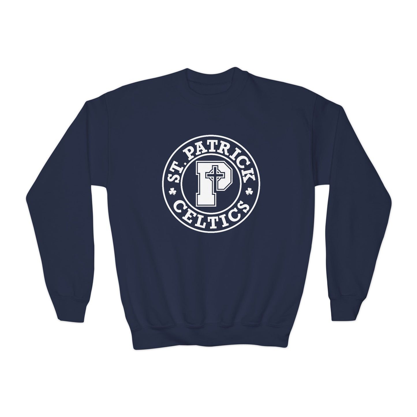 St Patricks Emblem - Youth Crewneck Sweatshirt