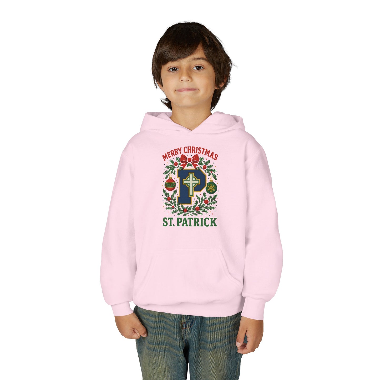 Merry Christmas - Youth Heavy Blend Hooded Sweatshirt