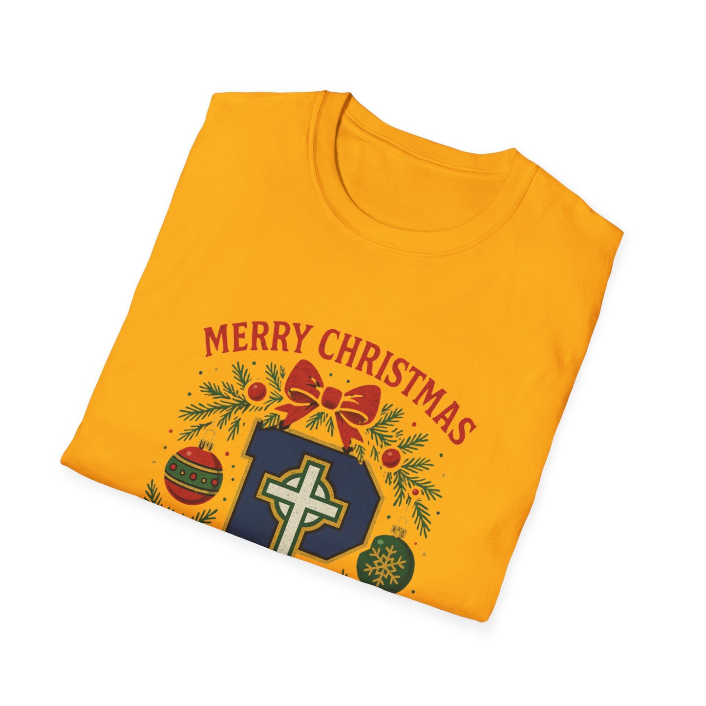 Merry Christmas - Adult Cotton Softstyle T-Shirt