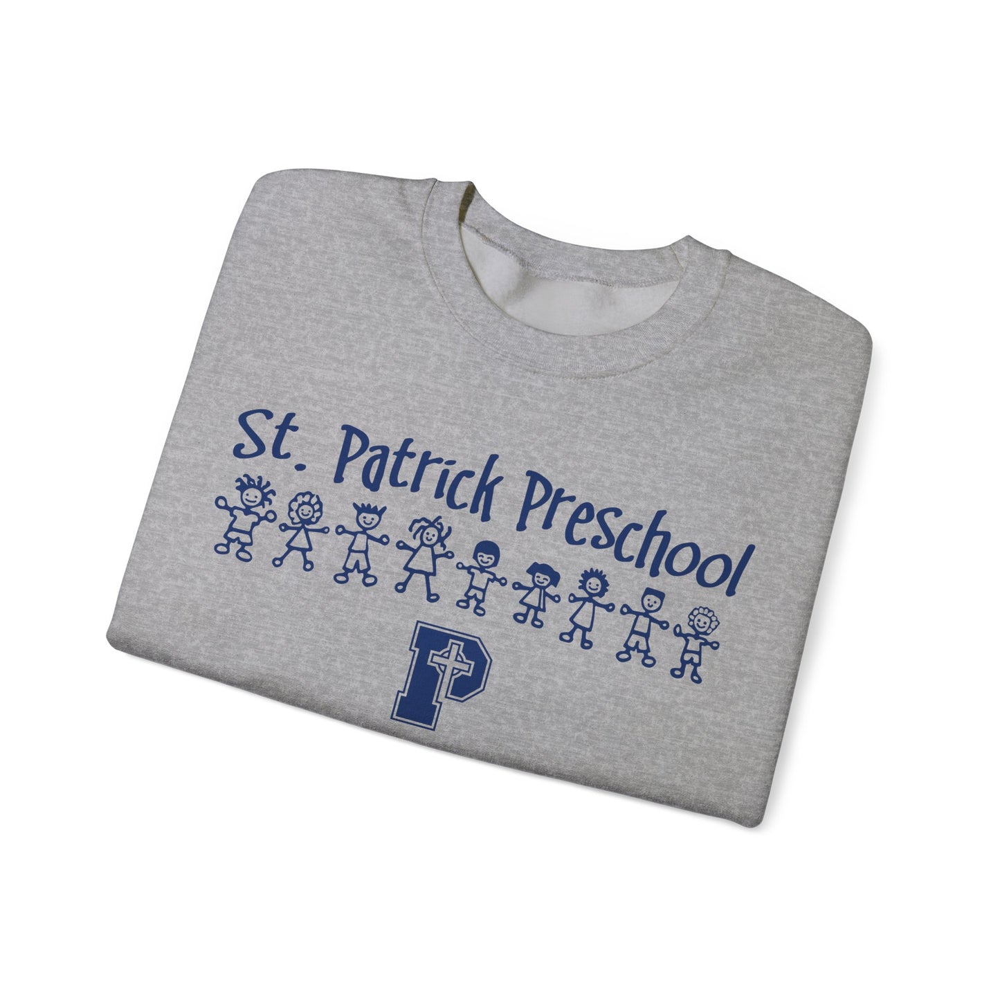 St Patricks Preschool - Adult Casual Crewneck Sweatshirt
