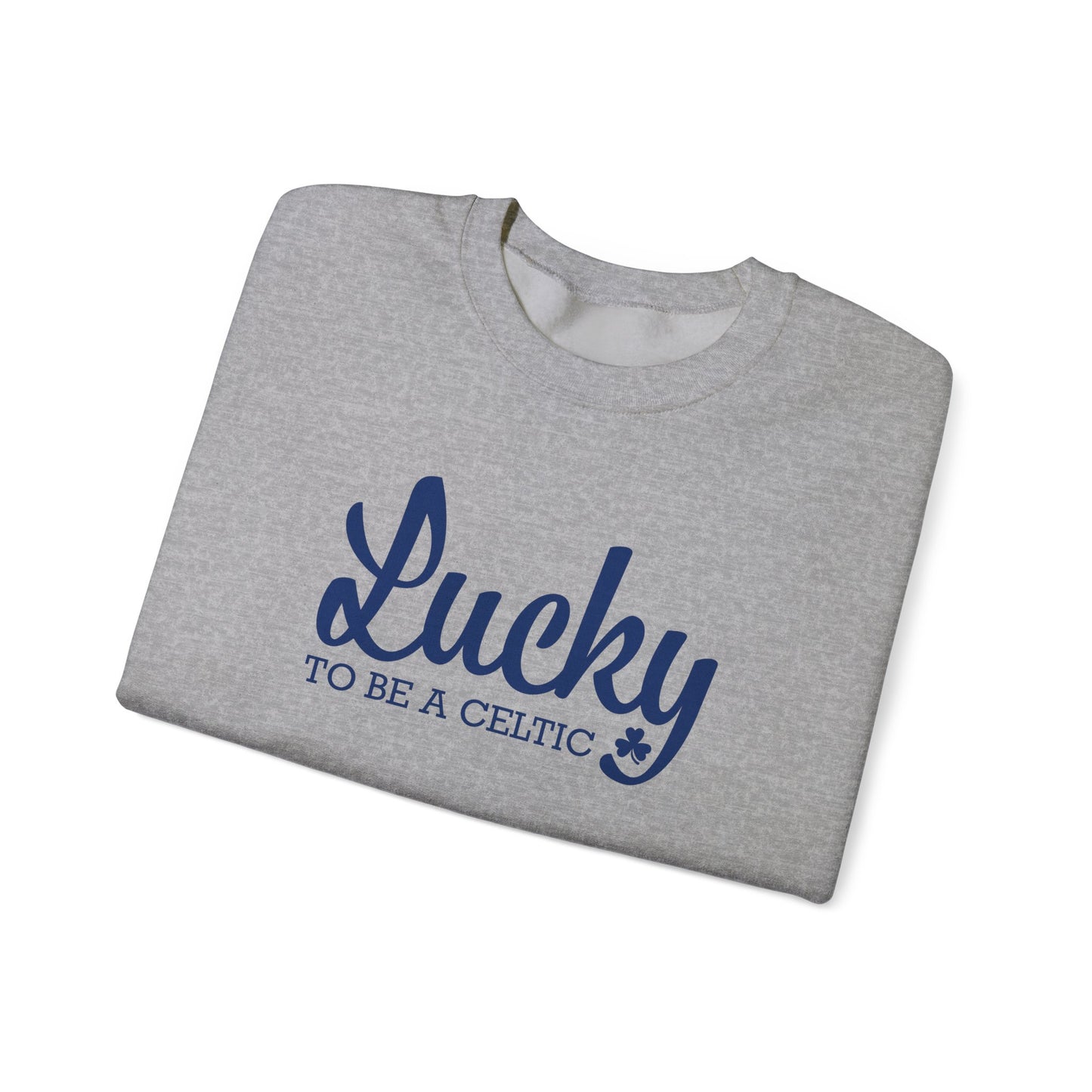 Lucky To Be A Celtic - Adult Casual Crewneck Sweatshirt