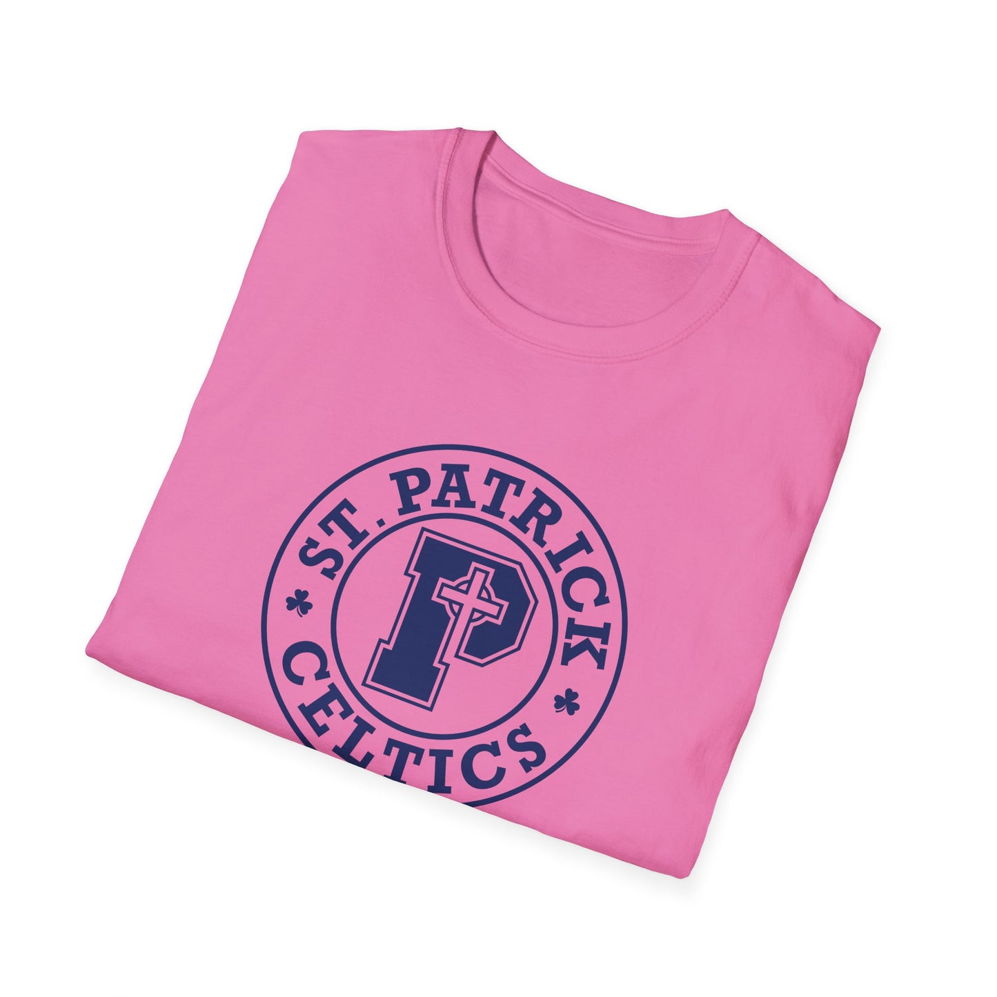 St Patricks Emblem - Adult Cotton Softstyle T-Shirt