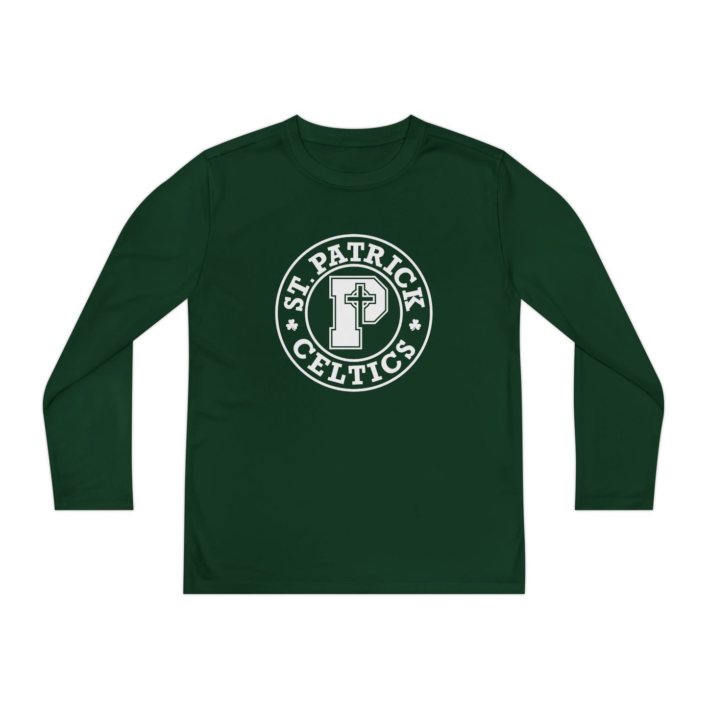 St Patricks Emblem - Youth Long Sleeve Competitor Tee