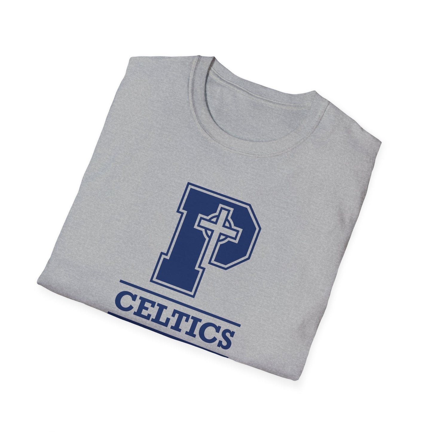 Celtics P - Adult Cotton Softstyle T-Shirt
