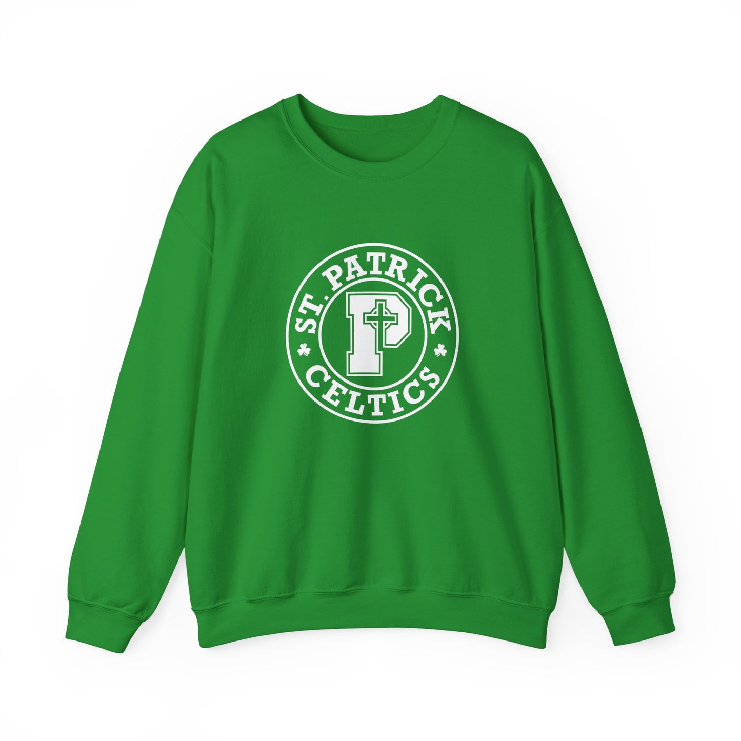 St Patricks Emblem - Adult Casual Crewneck Sweatshirt