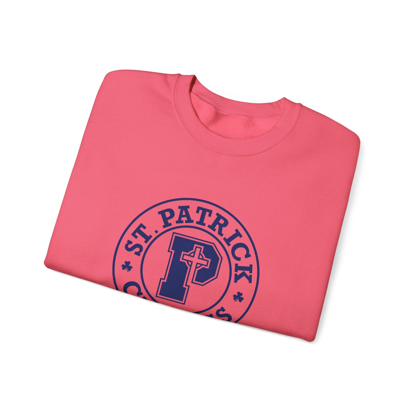 St Patricks Emblem - Adult Casual Crewneck Sweatshirt