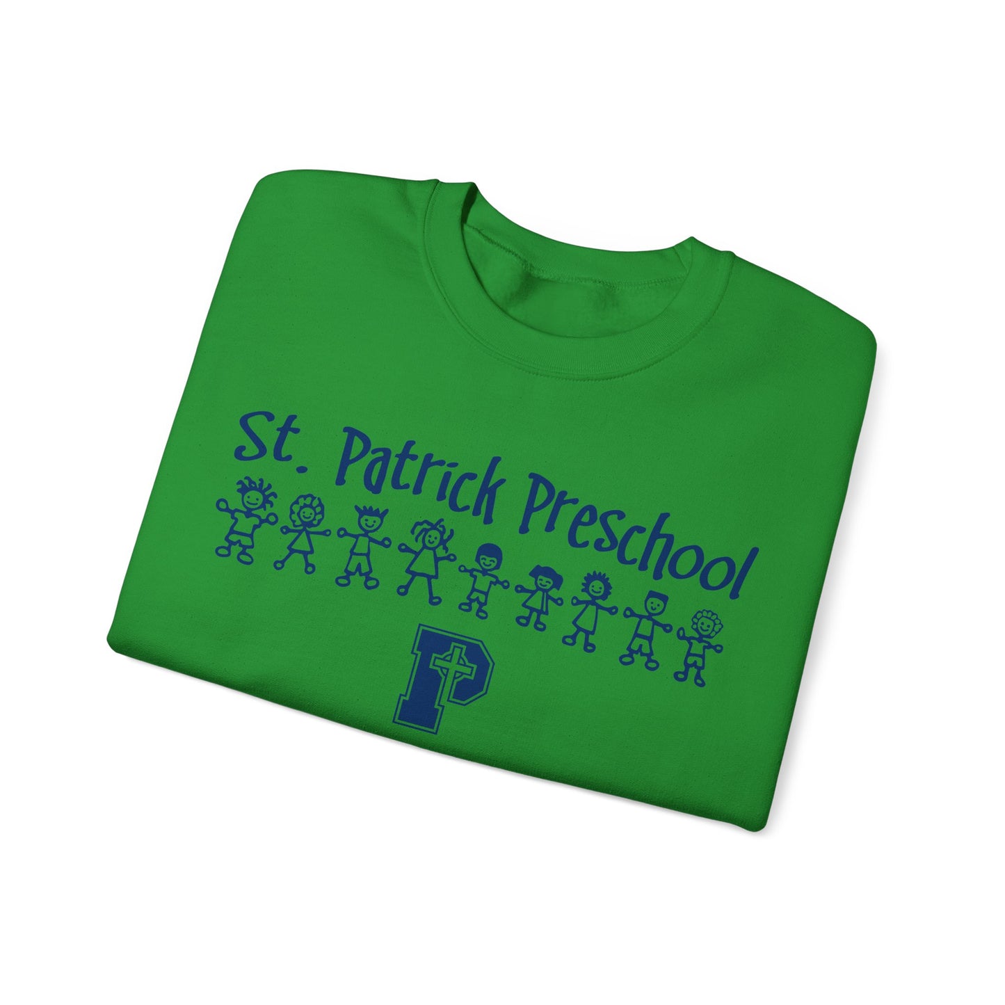 St Patricks Preschool - Adult Casual Crewneck Sweatshirt