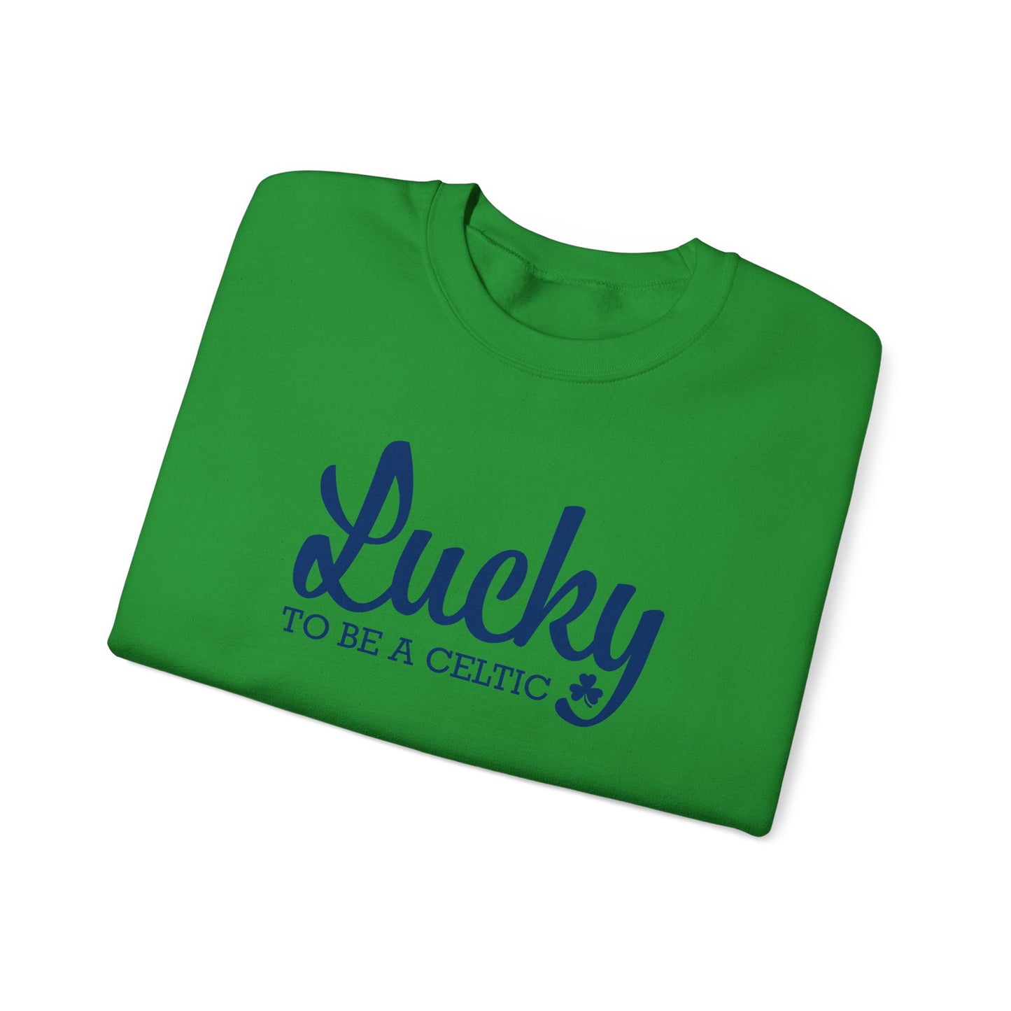Lucky To Be A Celtic - Adult Casual Crewneck Sweatshirt