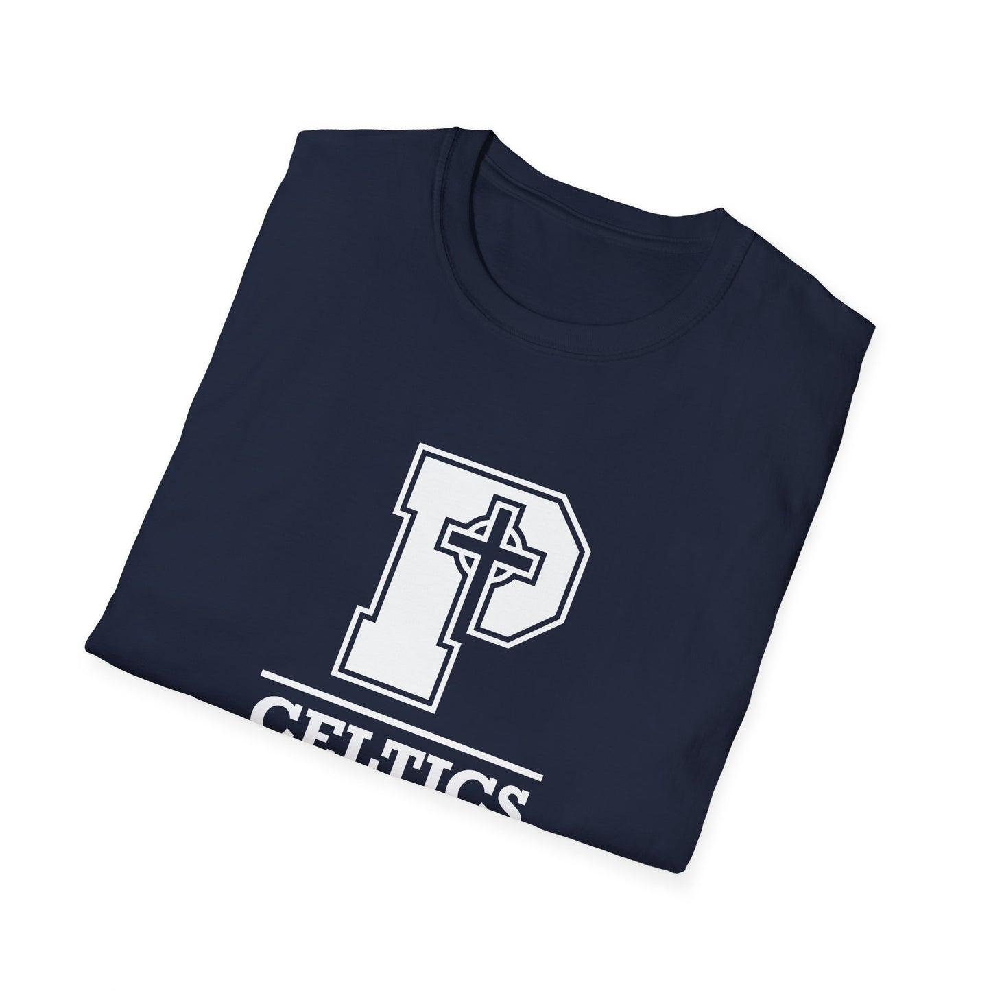 Celtics P - Adult Cotton Softstyle T-Shirt
