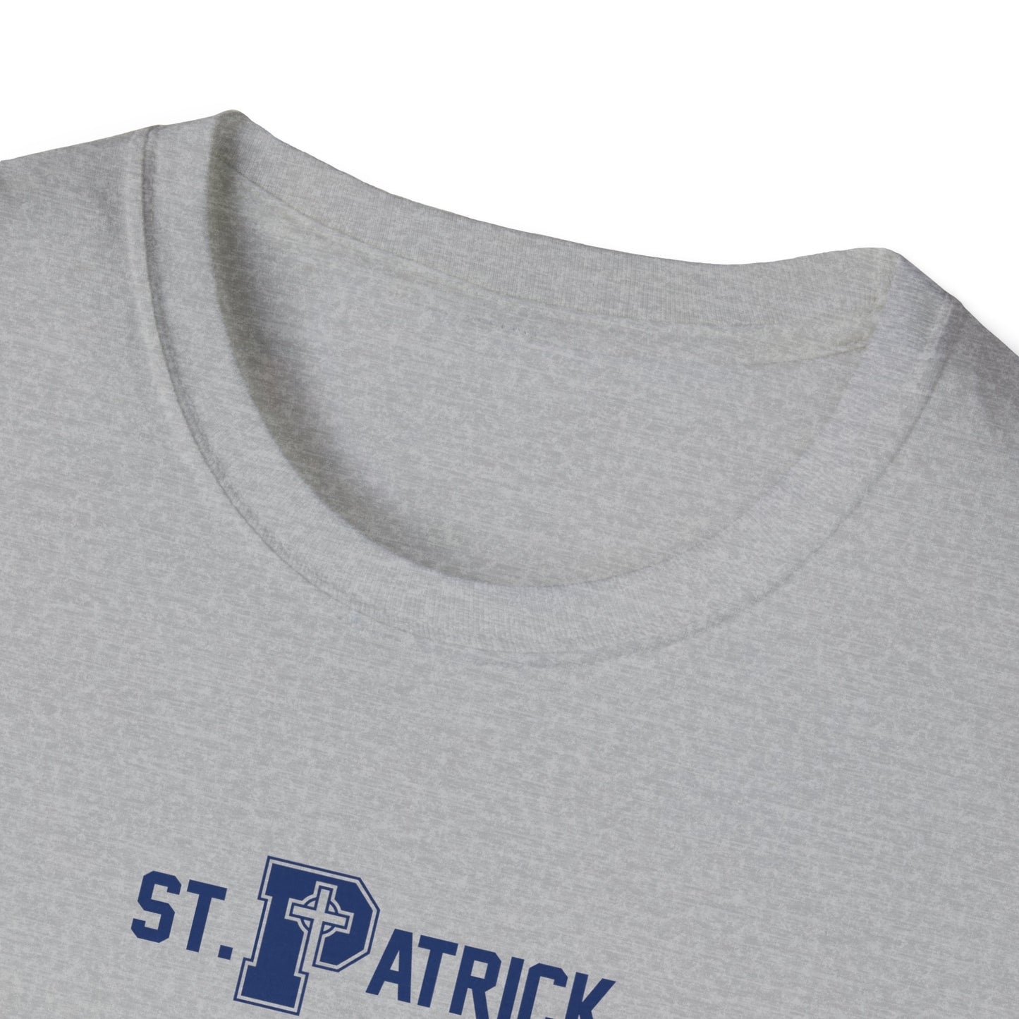 St Patrick Logo with Big Grandparent - Adult Cotton Softstyle T-Shirt