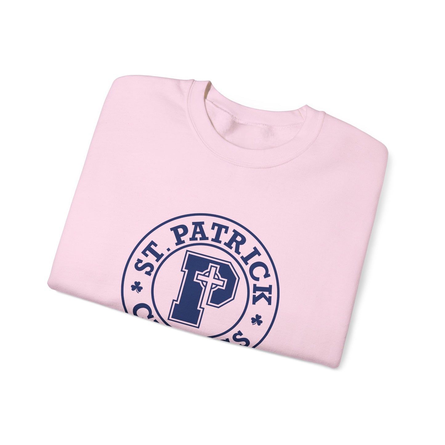St Patricks Emblem - Adult Casual Crewneck Sweatshirt
