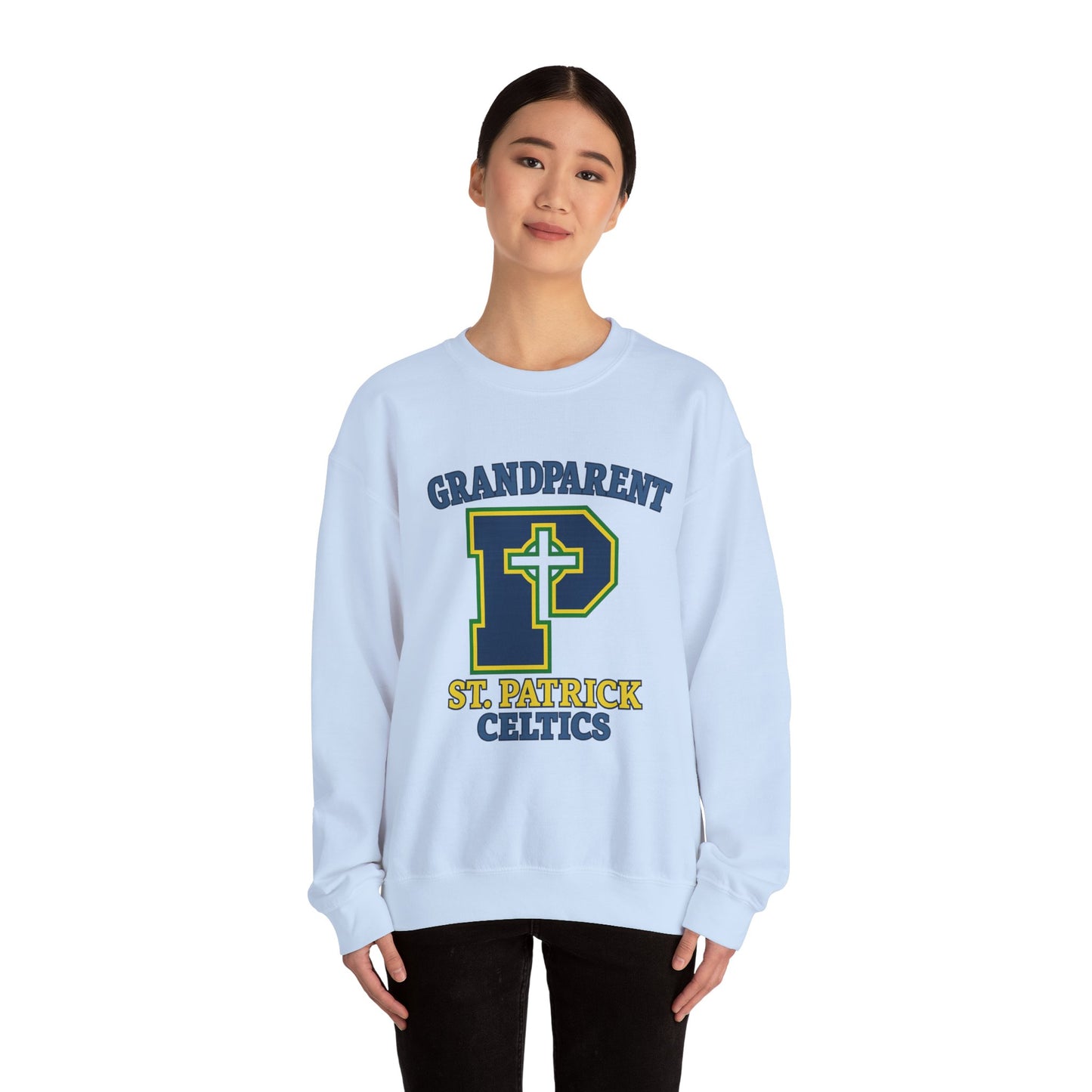 Grandparent P - Adult Casual Crewneck Sweatshirt
