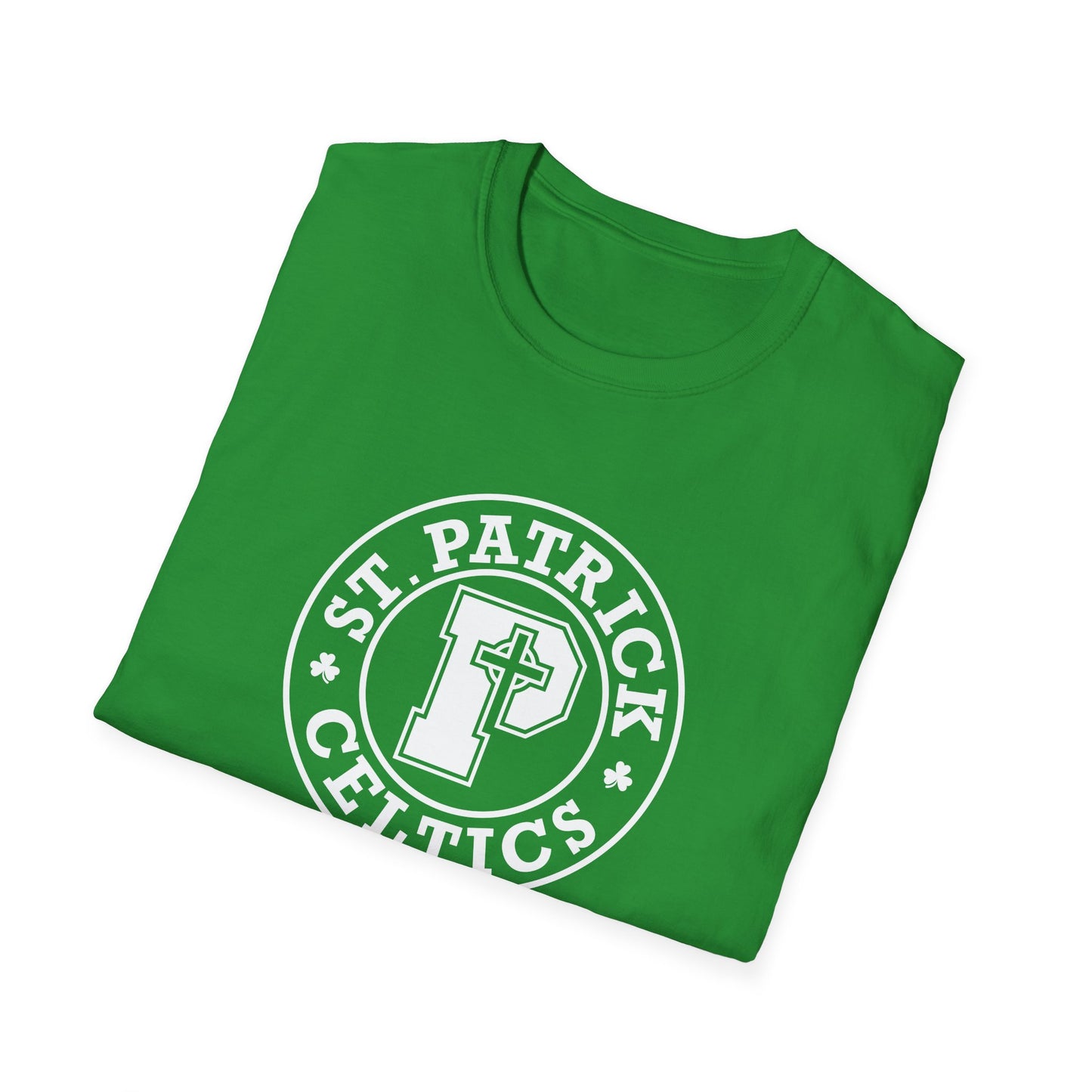 St Patricks Emblem - Adult Cotton Softstyle T-Shirt