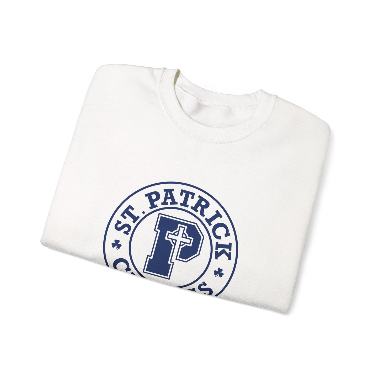 St Patricks Emblem - Adult Casual Crewneck Sweatshirt