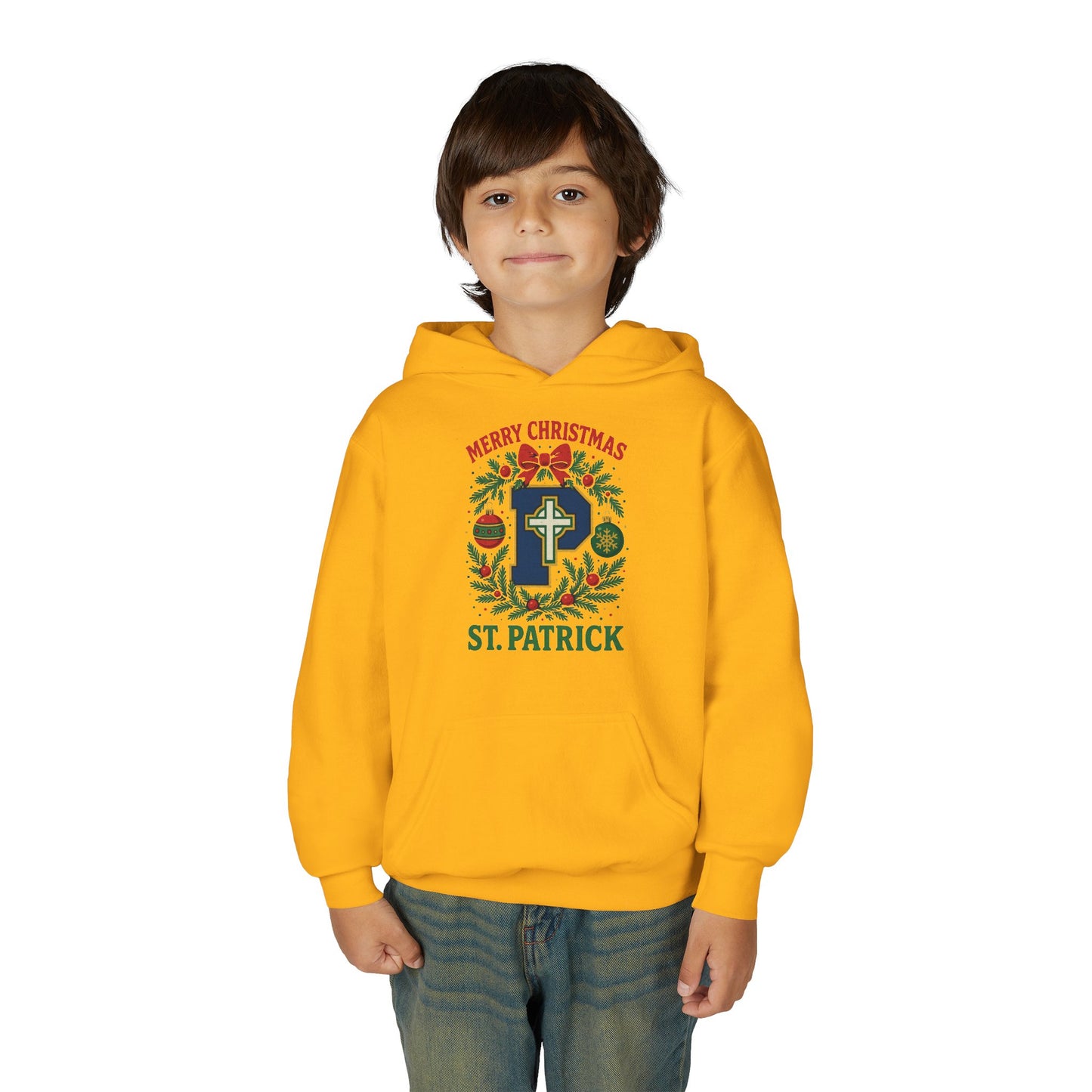 Merry Christmas - Youth Heavy Blend Hooded Sweatshirt