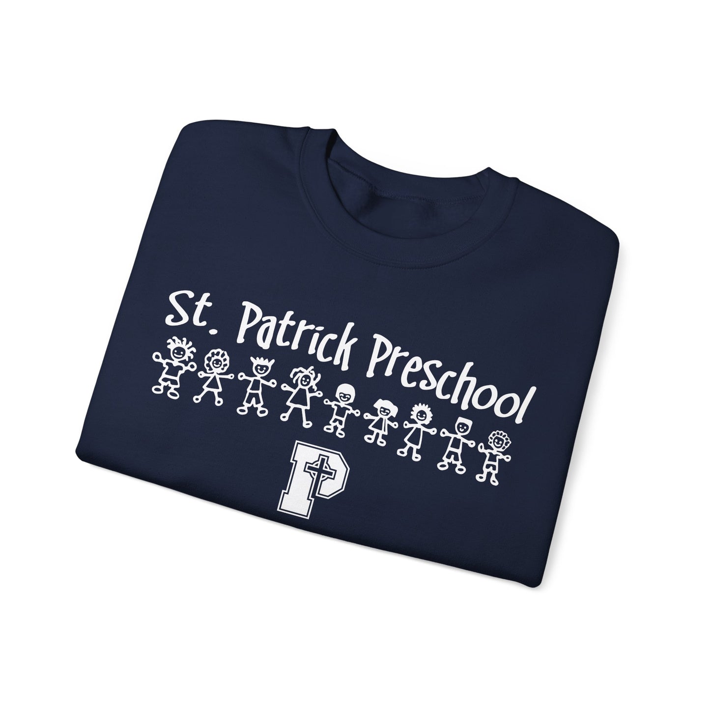 St Patricks Preschool - Adult Casual Crewneck Sweatshirt