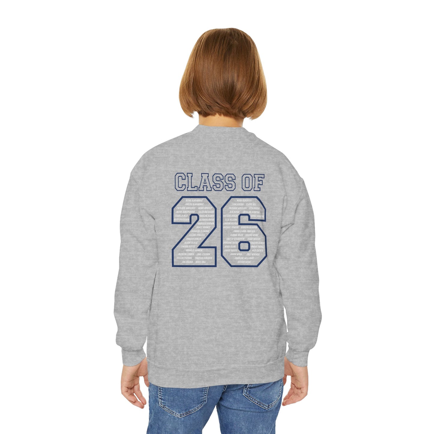 8th Grade Class of 2026 - Youth Crewneck Sweatshirt