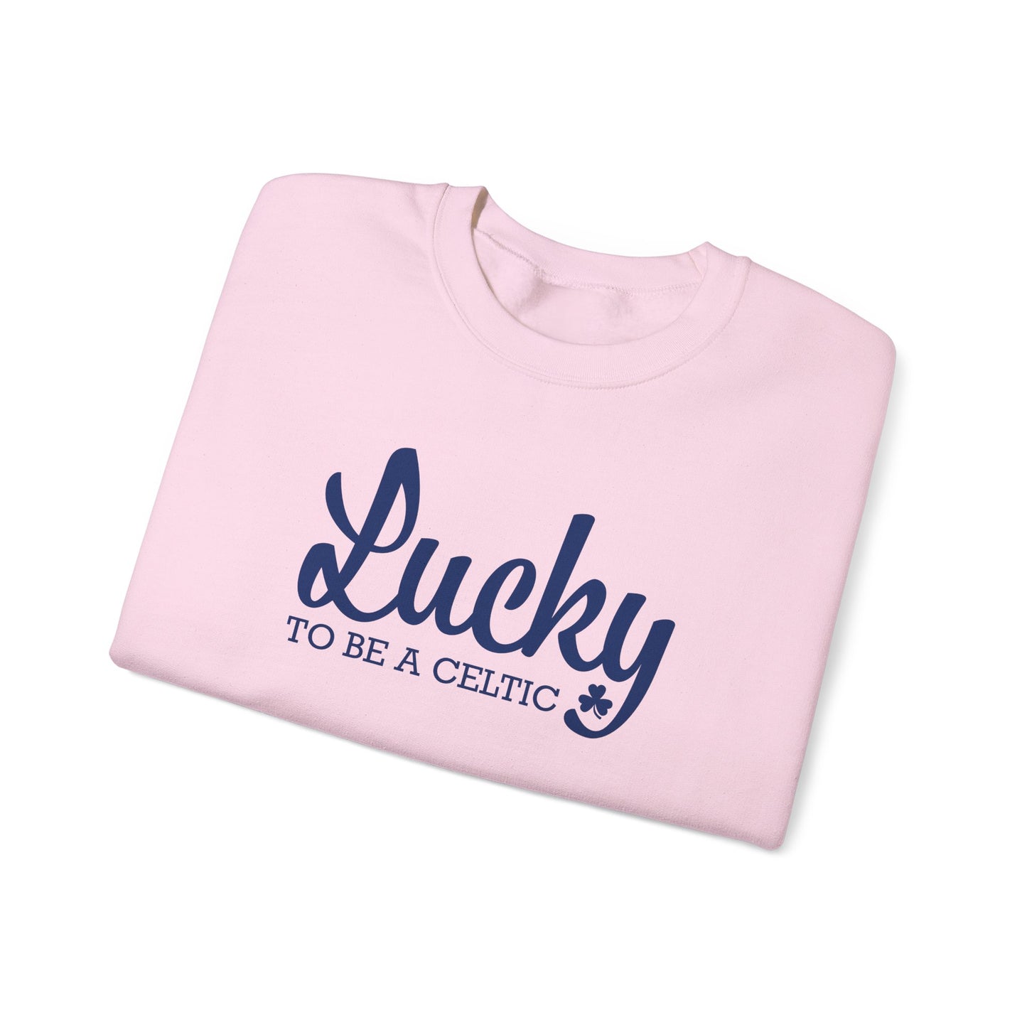 Lucky To Be A Celtic - Adult Casual Crewneck Sweatshirt