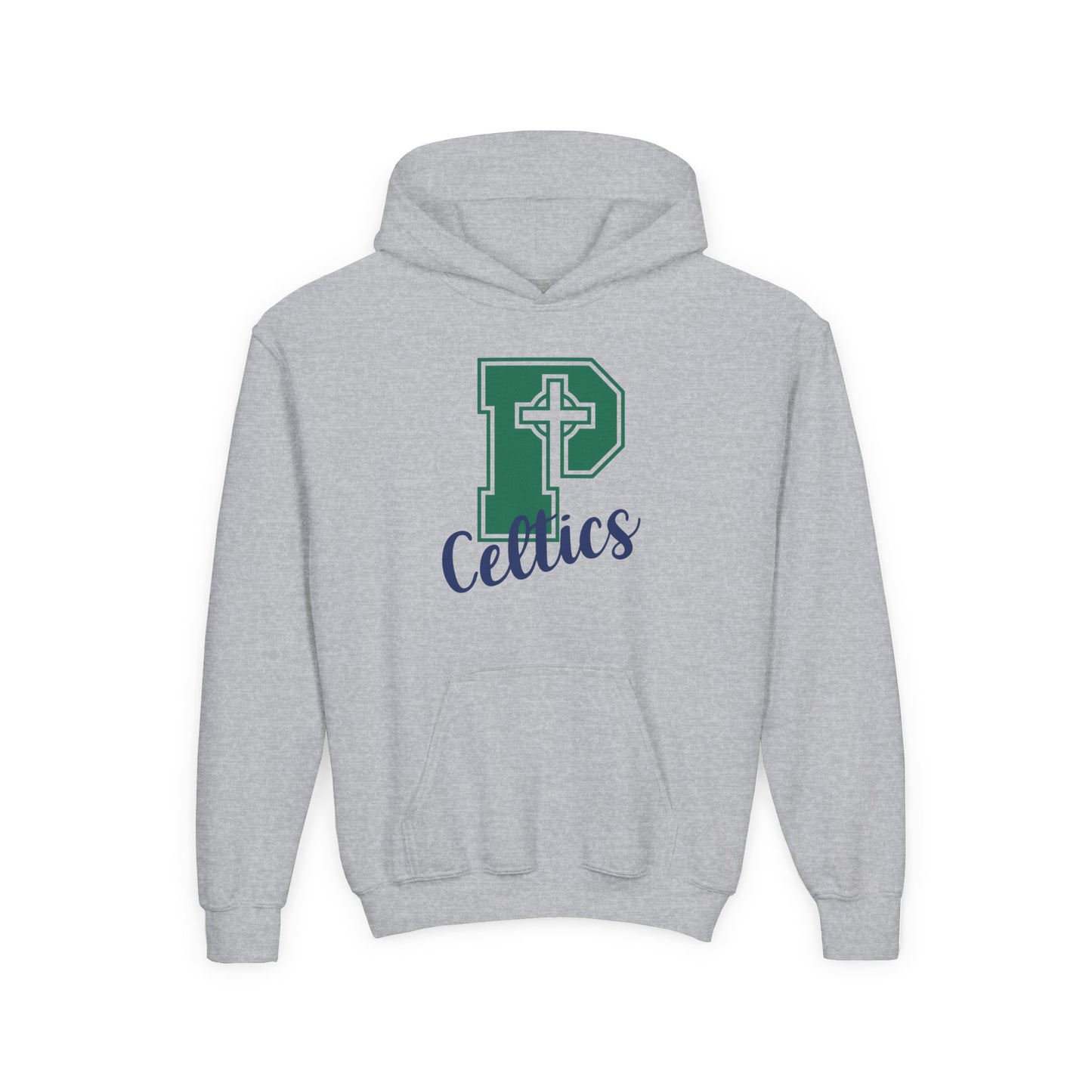 Celtics P - Youth Heavy Blend Hooded Sweatshirt