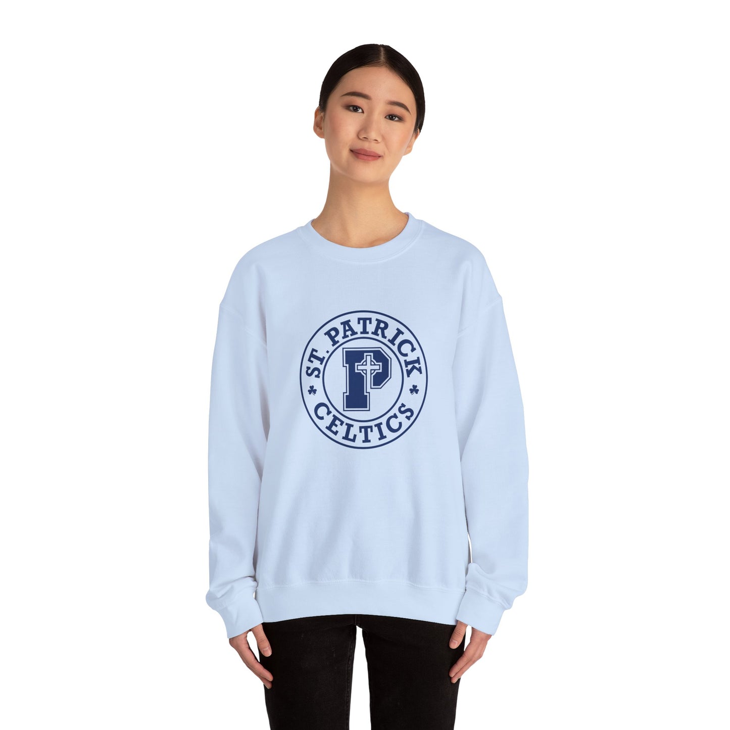 St Patricks Emblem - Adult Casual Crewneck Sweatshirt