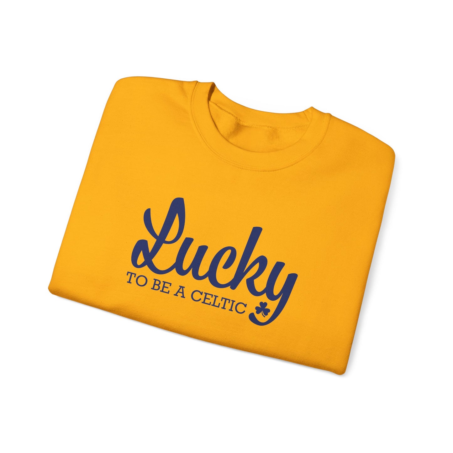 Lucky To Be A Celtic - Adult Casual Crewneck Sweatshirt