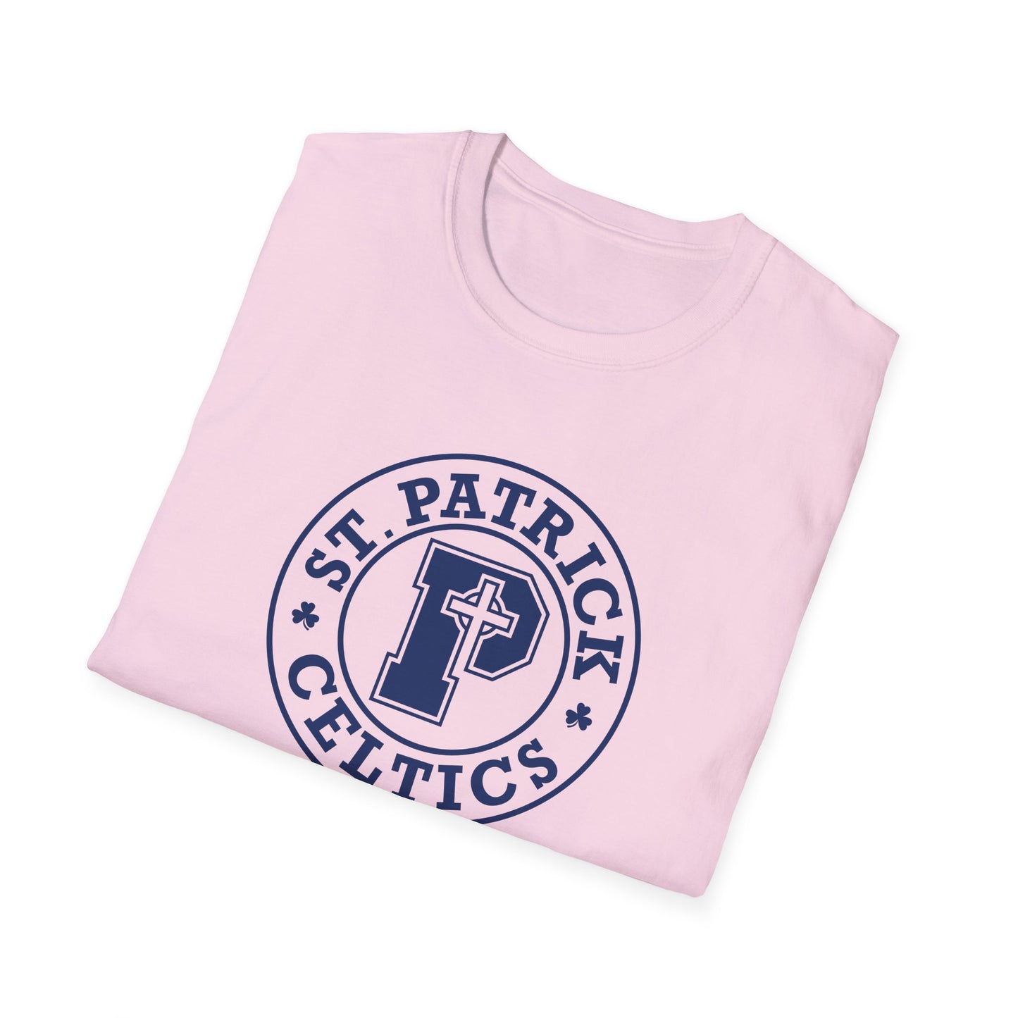 St Patricks Emblem - Adult Cotton Softstyle T-Shirt