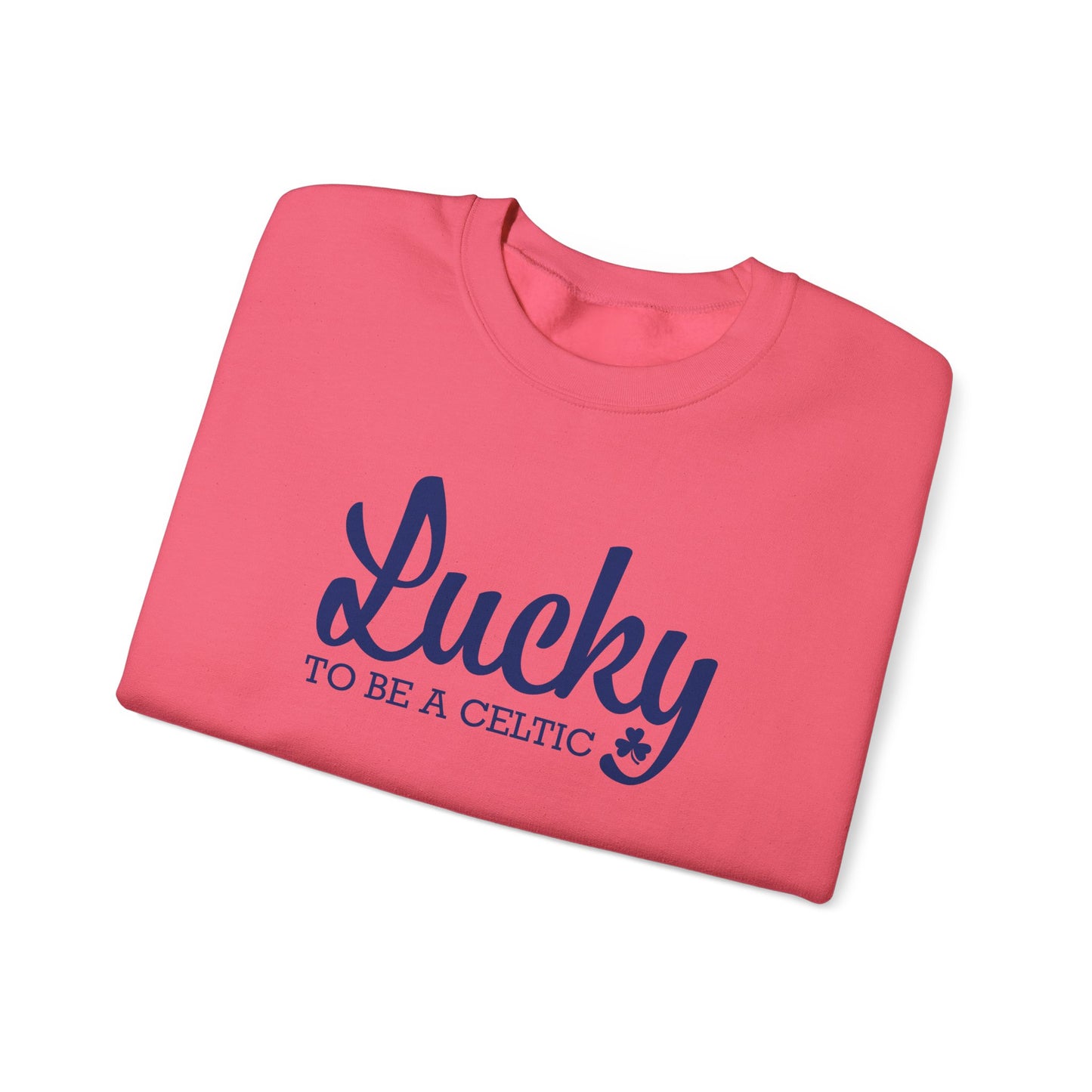 Lucky To Be A Celtic - Adult Casual Crewneck Sweatshirt
