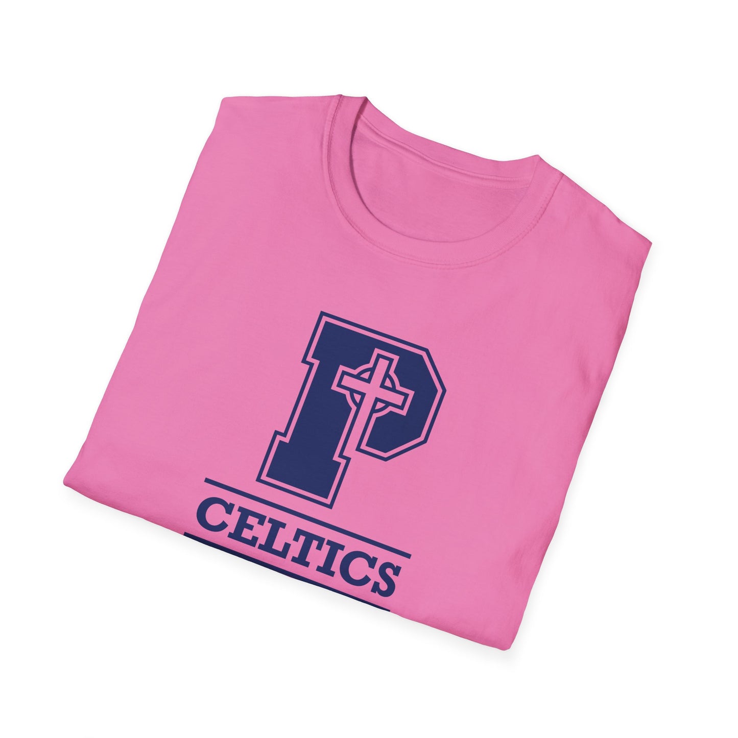 Celtics P - Adult Cotton Softstyle T-Shirt