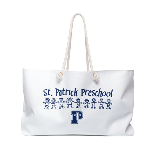 St Patricks Preschool - Weekender Bag White