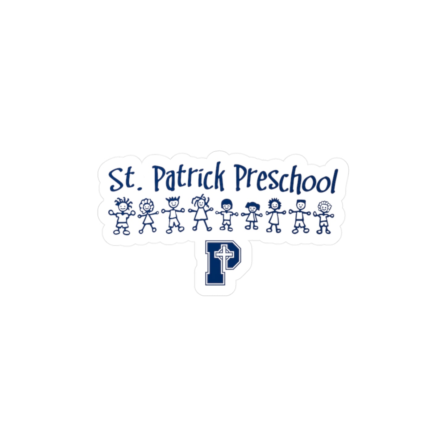St. Patrick Preschool - Kiss-Cut Vinyl Decal