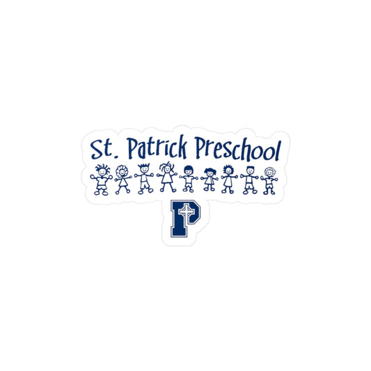 St. Patrick Preschool - Kiss-Cut Vinyl Decal
