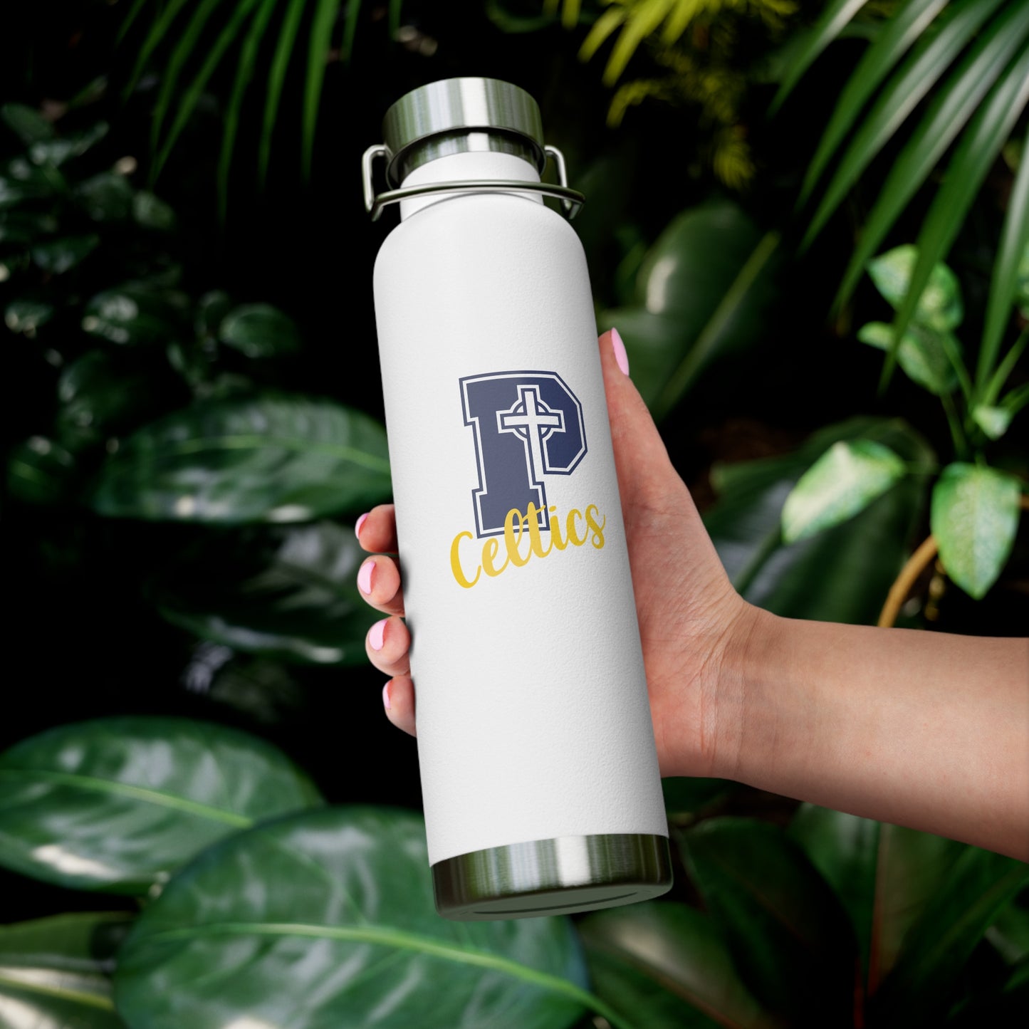 Celtics P - 22oz Insulated Water Bottle